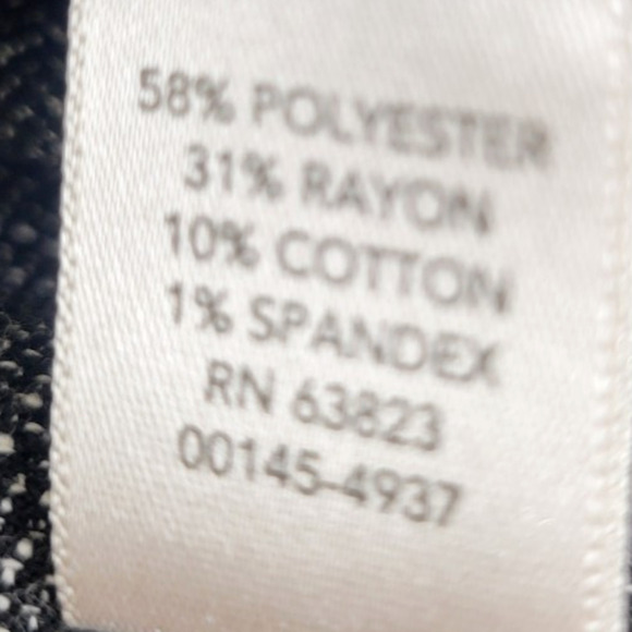 CJ Banks A-Line Skirt Women's Size 22W Gray Unlined Office Work Career Casual - Picture 7 of 8